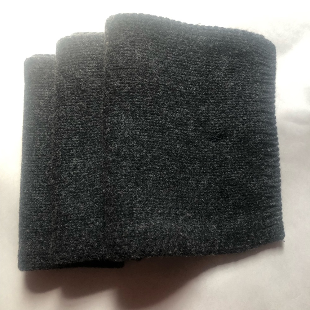 ❤️NWOT POLO Ralph Lauren 100% Lambswool Scarf Charcoal 59”x10”